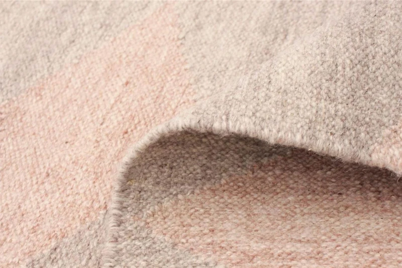 ECARPETGALLERY Tapis Fait à la Main pour Salon, Salle à Manger et Chambre à Coucher Transitionnel Collection Organique & Pure 5'1" x 8'1" en Gris