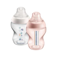 Tommee Tippee Plus Près de la Nature Biberons pour Bébé, Tétines Imitant le Sein avec Valve Anti-Colique