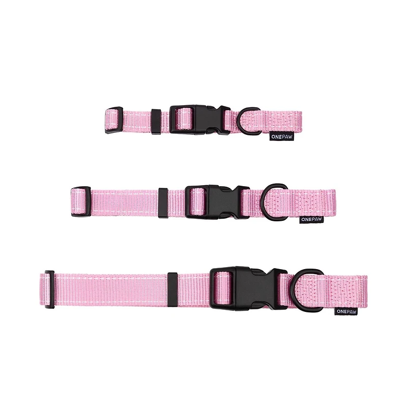 Collier en sangle One Paw pour chiens, plusieurs couleurs et tailles