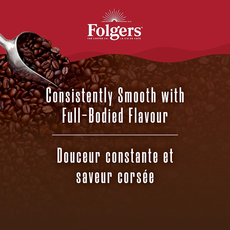 Folgers Classic Medium Roast Ground Coffee 816 g, 861g