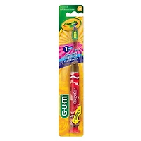 Brosse à dents à minuterie clignotante, Poils Souples, 3+, CRAYOLA™ GUMᴹᴰ 1 Unité