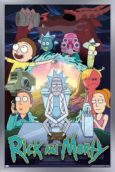 Rick And Morty - Season 4 Group Wall Poster