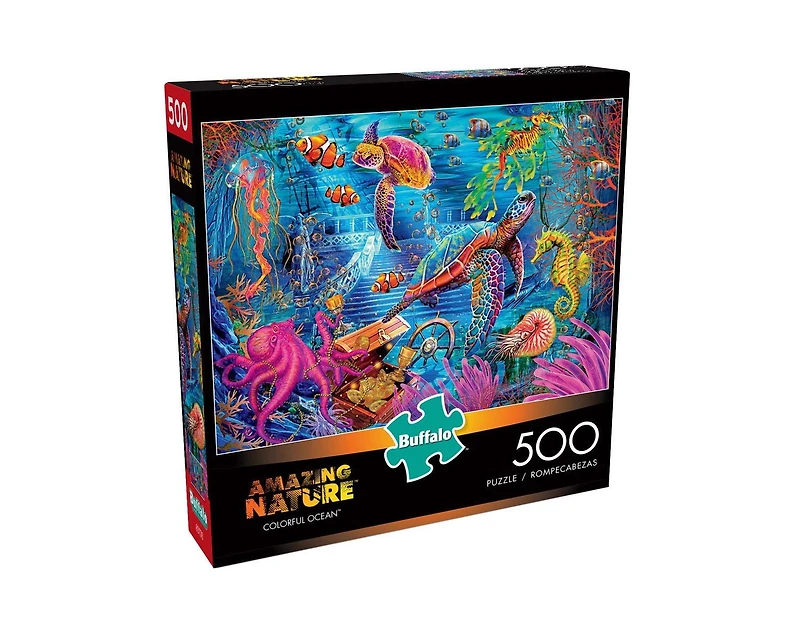 Buffalo Games - Le puzzle Amazing Nature - Colorful Ocean - en 500 pièces