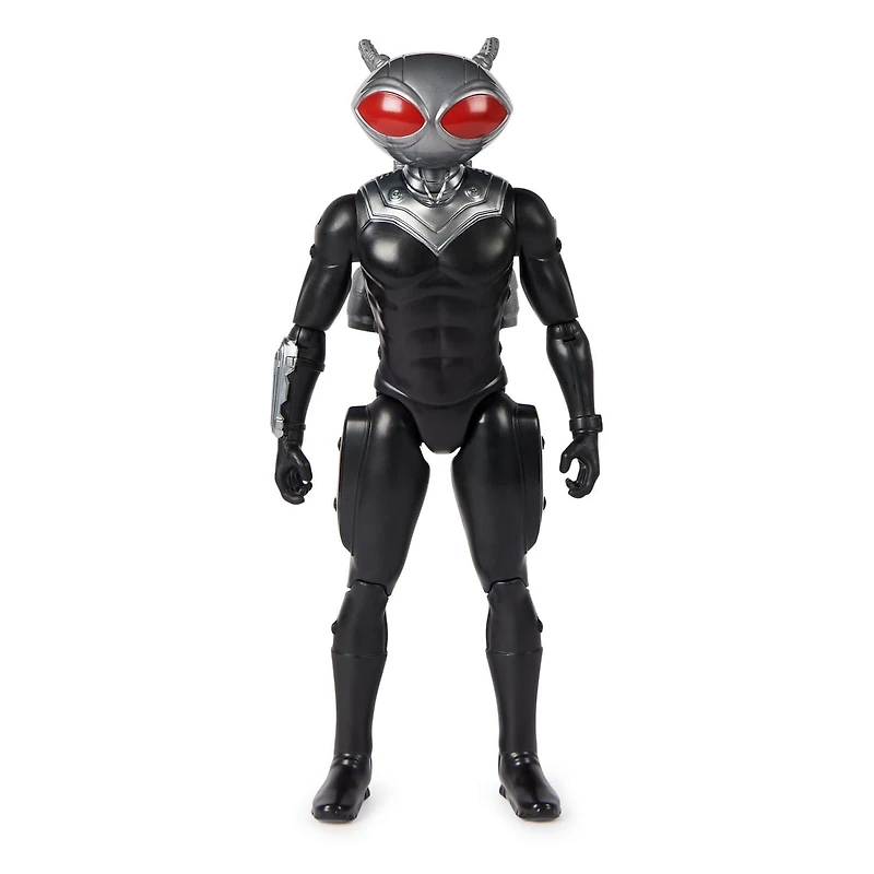 DC Comics, Aquaman, Figurine articulée Black Manta, 30 cm, modélisation minutieuse reproduisant les détails et le style du film, peut prendre différentes postures, jouets de super-héros à collectionne
