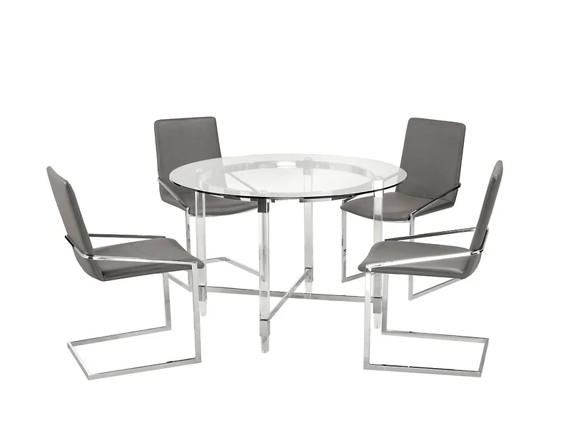 Salle à Manger Jayden, 5 piéces, Gris