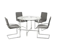 Salle à Manger Jayden, 5 piéces, Gris