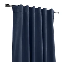 Loft Living Sicily assombrissement des pièces Double Tetiere panneau de rideau 50 x 95 in Bleu Fonce