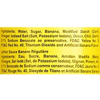JUFRAN BANANA SAUCE, E-AL PREMIUM JUFRAN BANANA SAUCE