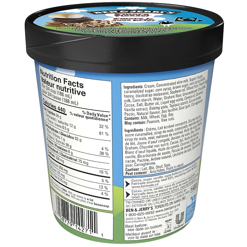 Ben & Jerry's S'more Please! Ice Cream, 473 mL