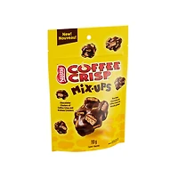 COFFEE CRISP Mix-Ups, Craveable chocolatey clusters of COFFEE CRISP pieces & graham crackers, Snacking size bag, Natural flavour, Sustainably Sourced Cocoa, 110 g