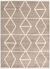 ECARPET Living Room Bedroom Carpet, Geometric Indoor Area Rug Ana Collection