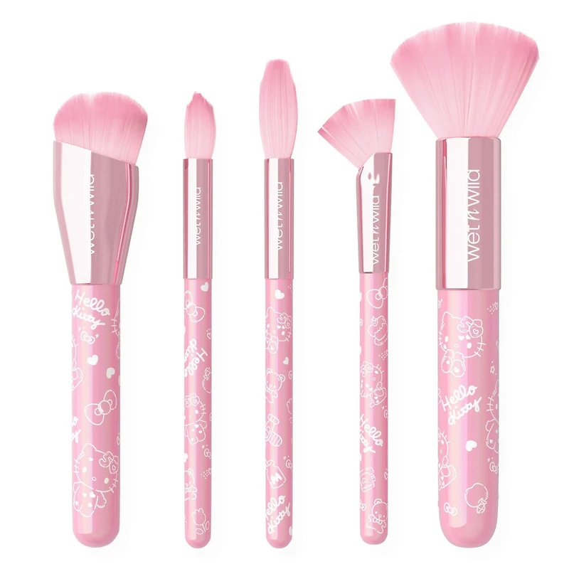 Hello Kitty 5-Piece Makeup Brush Set