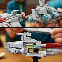 LEGO Star Wars Acclamator-Class Assault Ship Building Set for Adults - Star Wars Collectibles Set With Display Stand - Building Kit With 450 Pieces - 75404