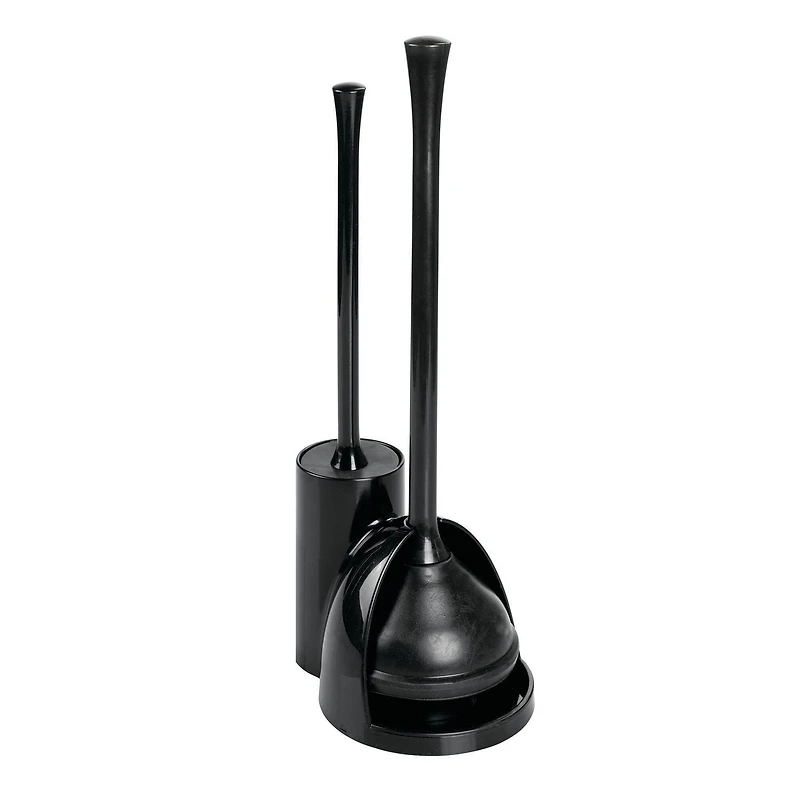 Mainstays Una Fin Bol Brosse, Noir Ensemble combiné pour salle de bain