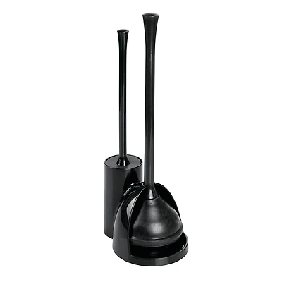 Mainstays Una Fin Bol Brosse, Noir Ensemble combiné pour salle de bain