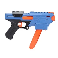 Blaster Nerf Rival Finisher XX-700, chargeur à remplissage rapide, mécanisme à ressort, 7 billes en mousse Nerf Rival officielles, équipe bleue