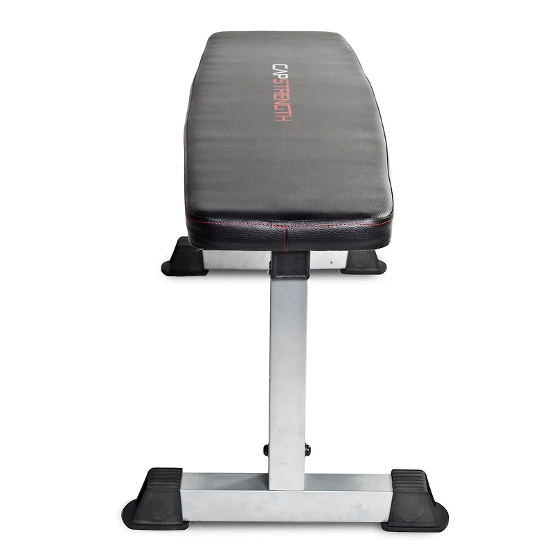 CAP Strength Banc de musculation plat utilitaire (capacité de poids de 600 lb), gris