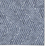 Fuller 3' x 5' Washable Accent Rug, Grey and Ivory