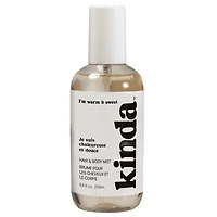 PB ParfumsBelcam KINDA I’m Warm & Sweet Brume Corps & Cheveux, Floral Gourmand avec Jasmin, Safran et Ambre, 255 ml