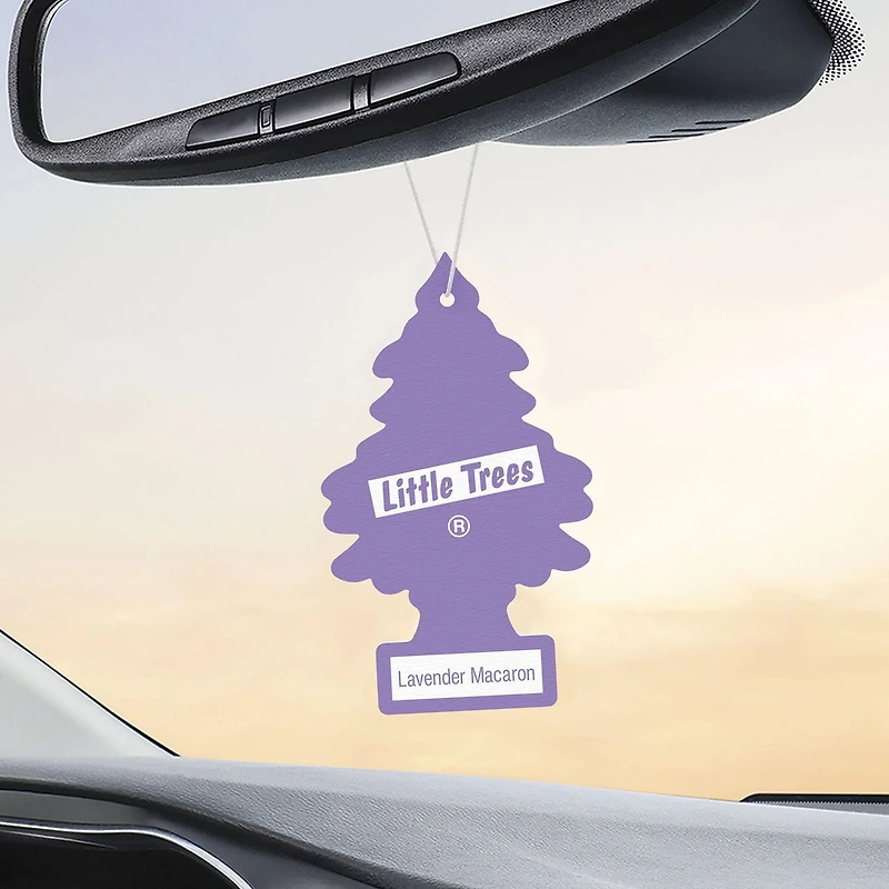 LITTLE TREES air freshener Lavender Macaron 3-Pack, LT Lavender Macaron 3-Pack