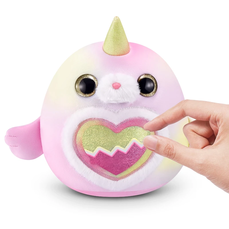 Rainbocorns Eggzania Frozencorn Mania de ZURU, Peluche de collection pour filles 3 ans et plus