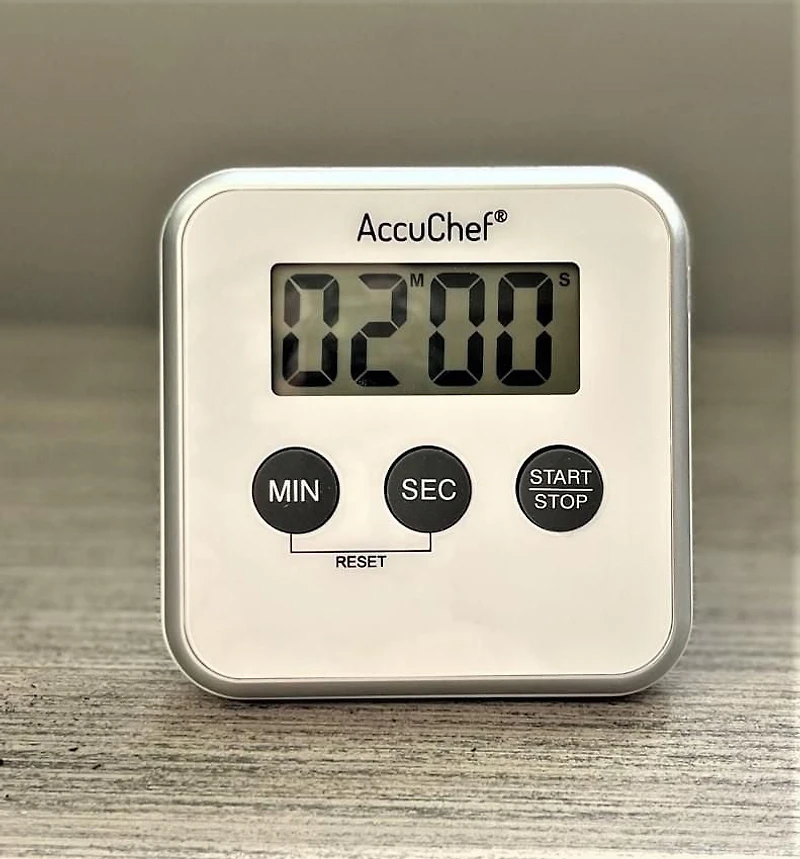 AccuChef minuterie numérique, modèle 2105, noir ou blanc, plastique 99 mins, 59 secondes