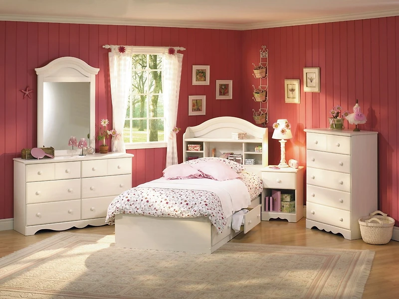 South Shore Summer Breeze Twin Bookcase Headboard