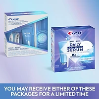 Crest 3DWhite Daily Whitening Serum with LED Light, Leave-on Teeth Whitening Treatment, 21ML