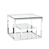 Table d'appoint Silver Multi Shelves
