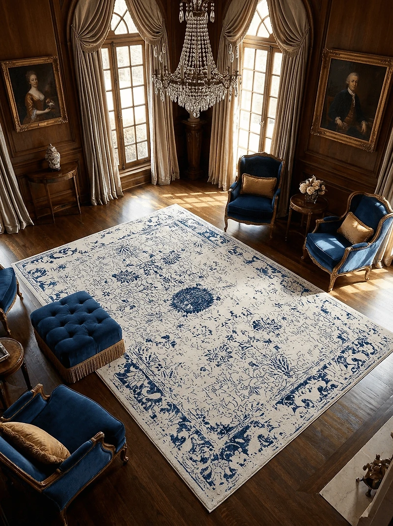 Rug Branch Havana Collection Traditional Distressed Area Rug