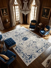 Rug Branch Havana Collection Traditional Distressed Area Rug