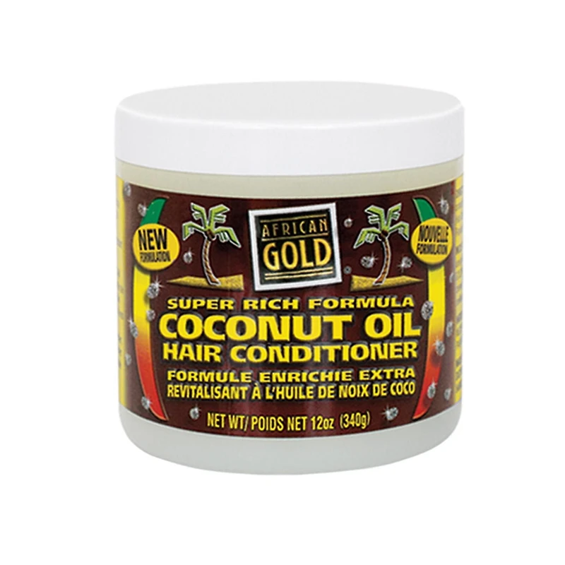 African Gold Après-shampoing à l'Huile de Noix de Coco 340g