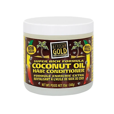 African Gold Après-shampoing à l'Huile de Noix de Coco 340g