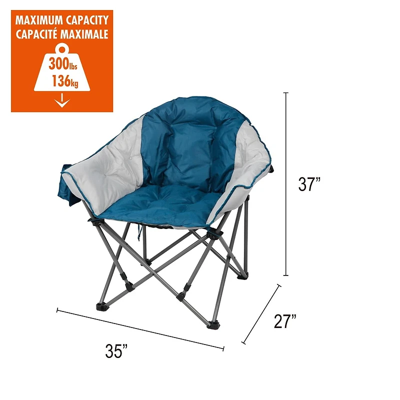 Ozark Trail Camping Club Chair, Blue
