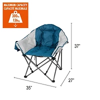 Ozark Trail Camping Club Chair, Blue