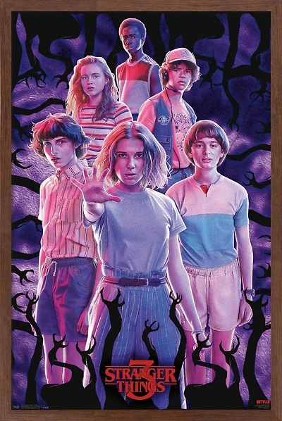 Netflix Stranger Things: Season 3 - Group Wall Poster, 14.725" x 22.375"