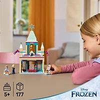 LEGO Disney Frozen: Arendelle Frozen Castle - Building Playset for Kids, Girls & Boys, Ages 5+ - Frozen Castle Toy for Fans with Princess Anna and Elsa Minidolls - Gift Idea for Birthdays - 43265, Includes 177 Pieces, Ages 5+