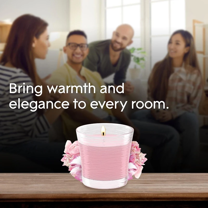 Glade® Scented Candle Air Freshener, Angel Whispers, 1-Wick Candle