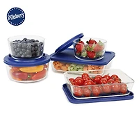 Ensemble de 10 bocaux en verre de différentes tailles avec couvercles Pillsbury PB 16P  ENSEMBLE MIXTE