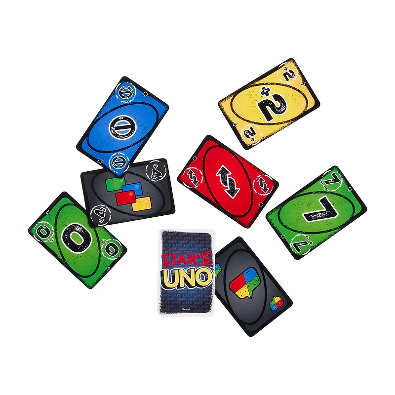 Liar’s UNO Card Game for Adults, Kids, Families, Parties & Game Nights, Trick Play & Bluffing