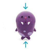 Munchkin CleanSqueeze™ Jouet de bain anti-moisissure Squirts, pingouin/morse, paquet de 2