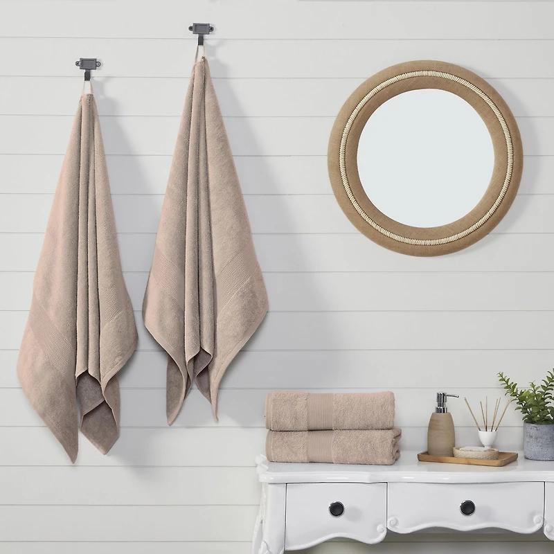 Fabstyles Super Soft and Absorbent Bath Towel, Luxury Bath Towels for Spa, Home, and Hotel, Quick Dry Towels, Set of 4, 27 x 54 Inches
