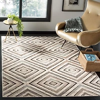 SAFAVIEH Amsterdam Rebeca Geometric Diamonds Area Rug