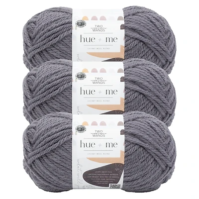 Fil Lion Brand Hue + Me Fil #5 Bulky/Chunky 125g/125m Paquet de 3