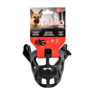 Alpha by Zeus Dog Muzzle, Size 4, Large