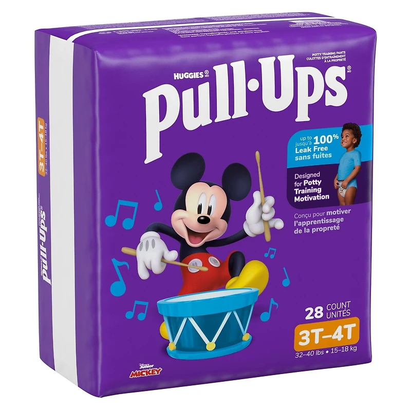 Pull-Ups Boys' Potty Training Pants, 2T-6T (38-50+ lbs), 80-125 Count (Select for More)
