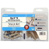 Hillman Zip-It #8 Nylon Anchor Kit 101pc