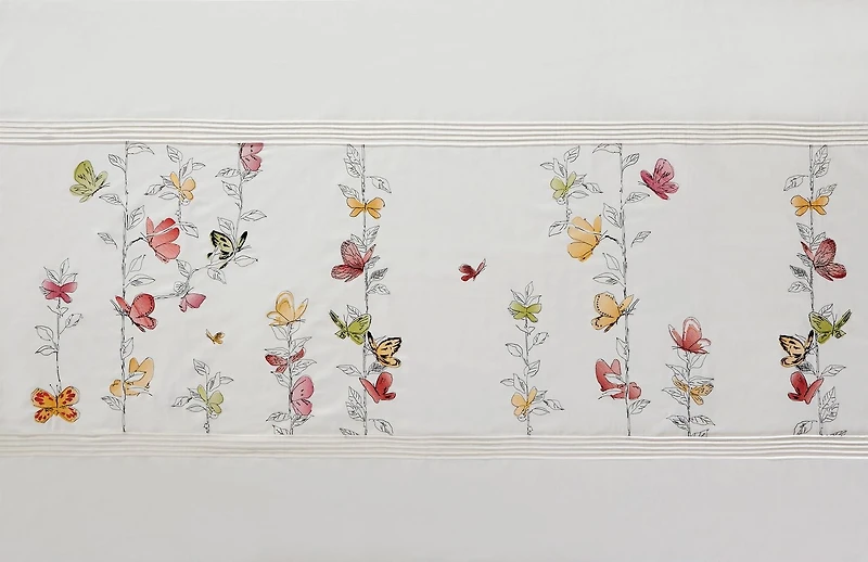 Maholi Embroidered Spring Meadow Duvet Covet Set