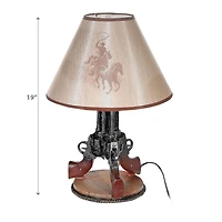 IH Casa Decor Lampe Triple Pistolet 19"