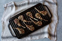Lodge Chef Collection 19.5 x 10 Inch Cast Iron Reversible Grill/Griddle